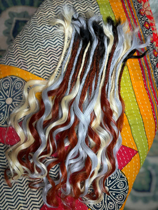 Extensions (48) - synthetic with curly ends